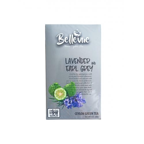 Чай Bellevue зелений Earl Grey Lavander 100 г 